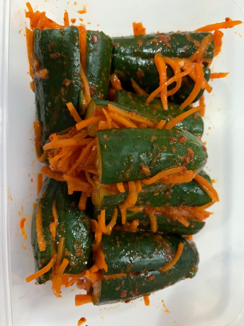 Authentic Homemade Korean Cucumber Kimchi (Oisobagi Kimchi오이소박이 김치