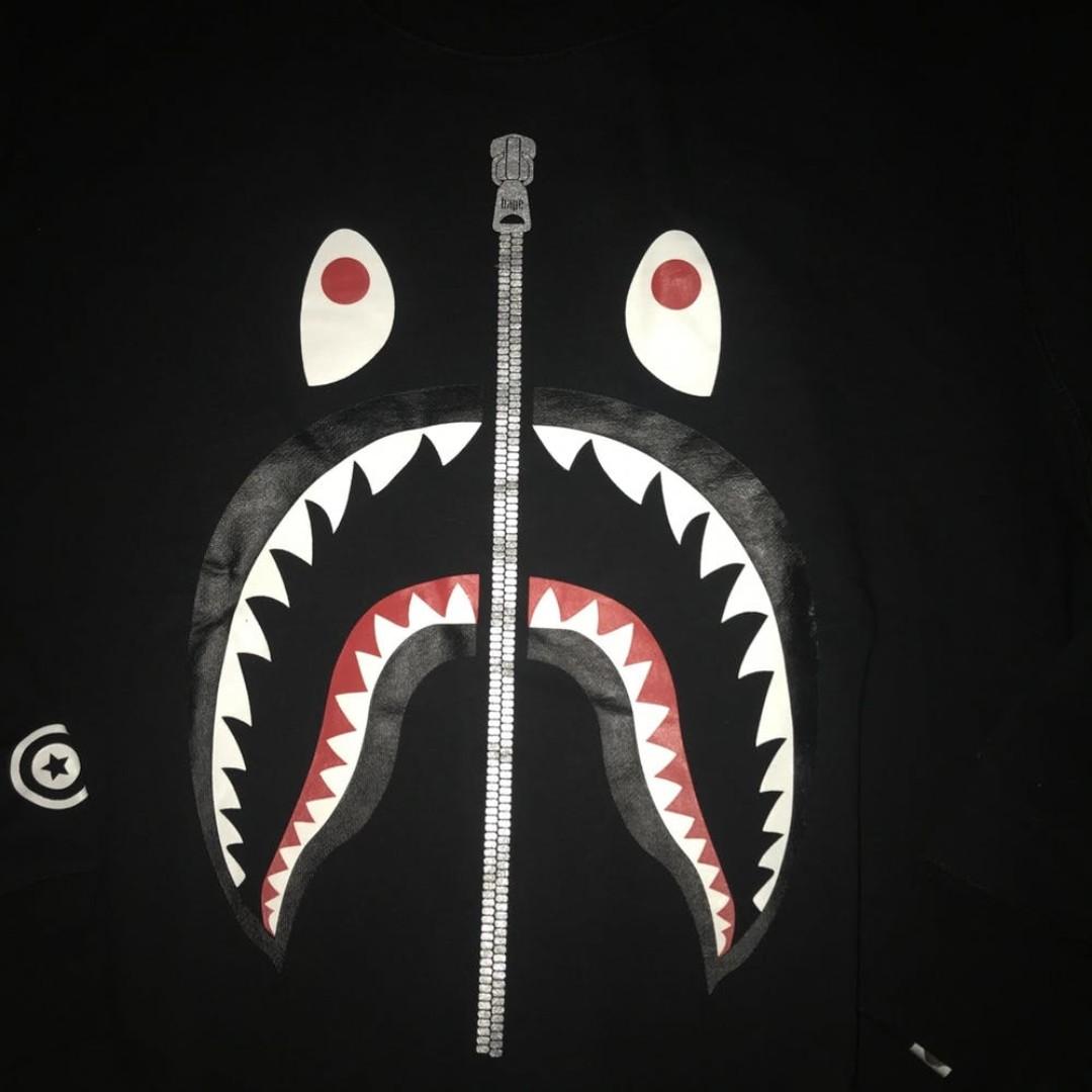 Bape shark crewneck outlet