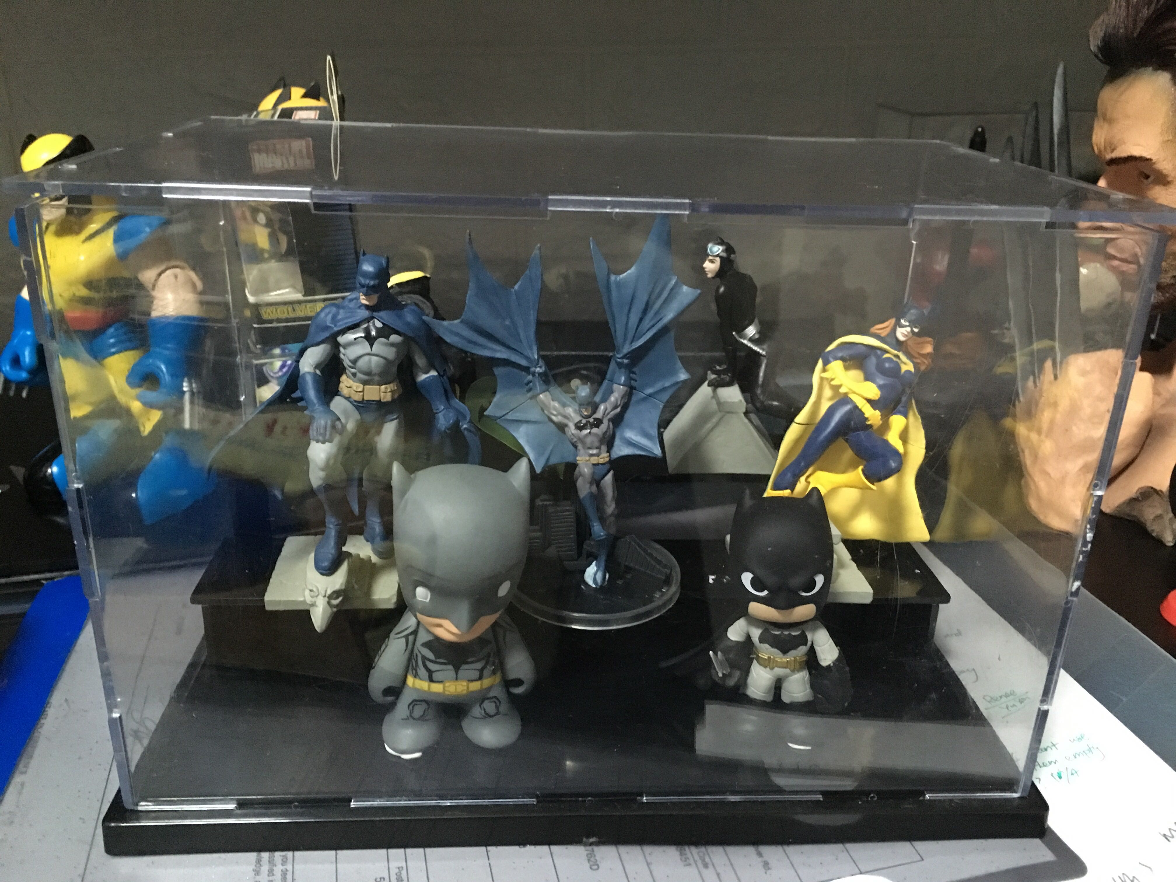 Batman gashapon with display case, Hobbies & Toys, Toys & Games on Carousell