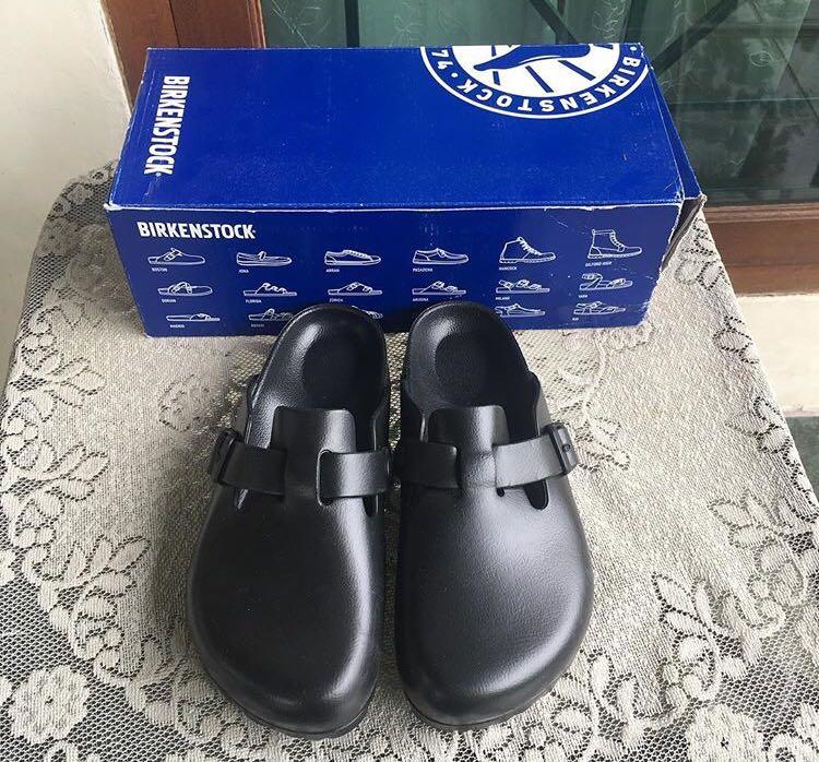 birkenstock boston eva black