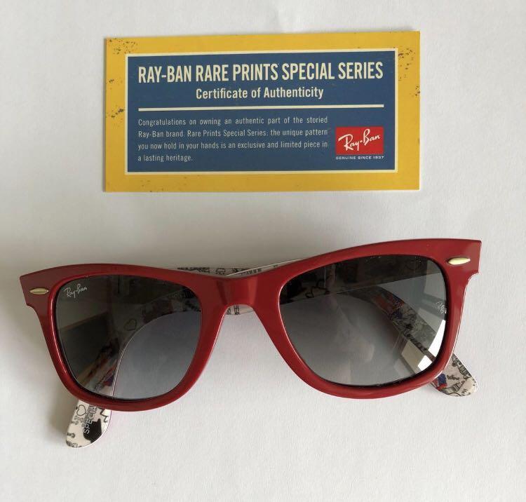 BN Rayban wayfarer - Limited edition Rare Prints, Women's Fashion, Watches  \u0026 Accessories, Sunglasses \u0026 Eyewear on Carousell
