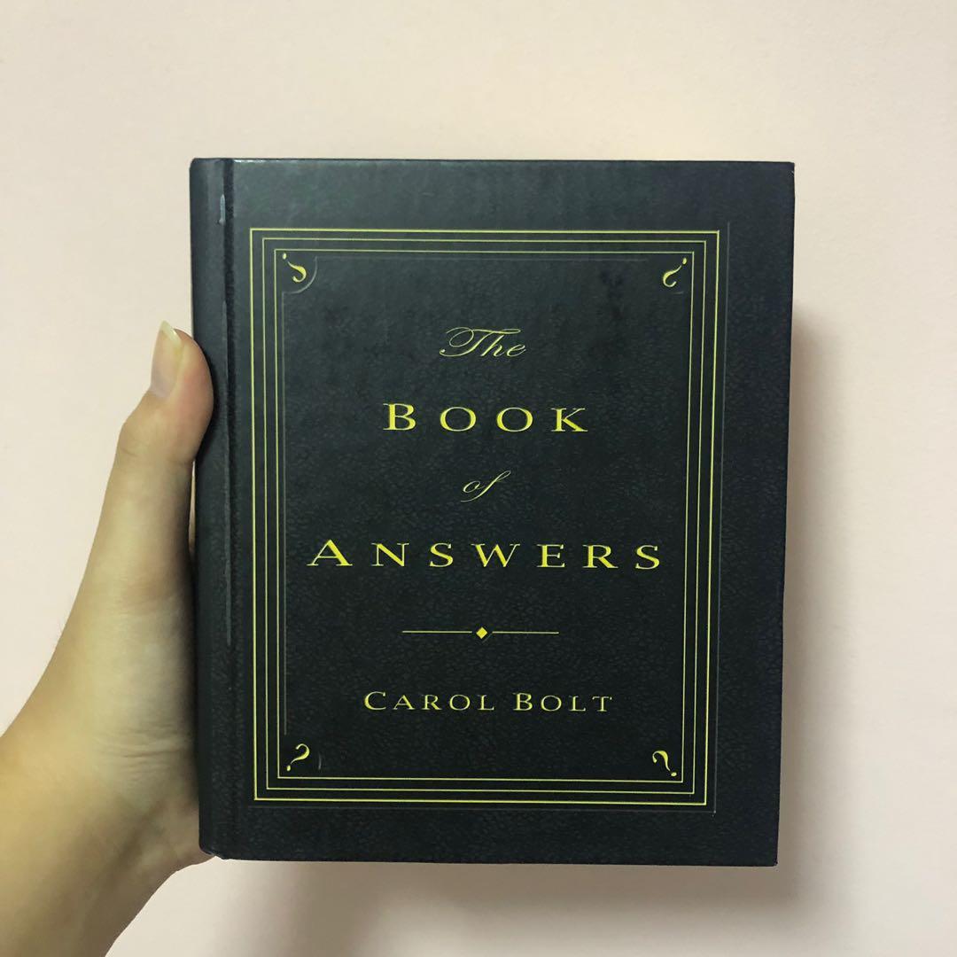 Book of answers, Books & Stationery, Non-Fiction on Carousell