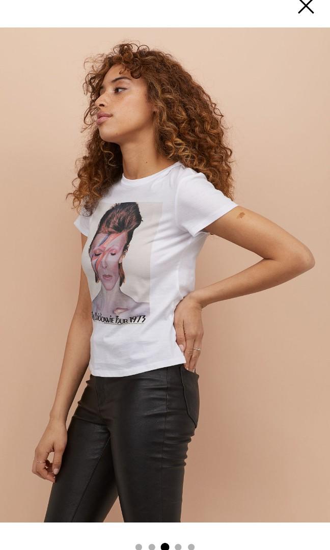 T shirt david bowie h&m hot sale