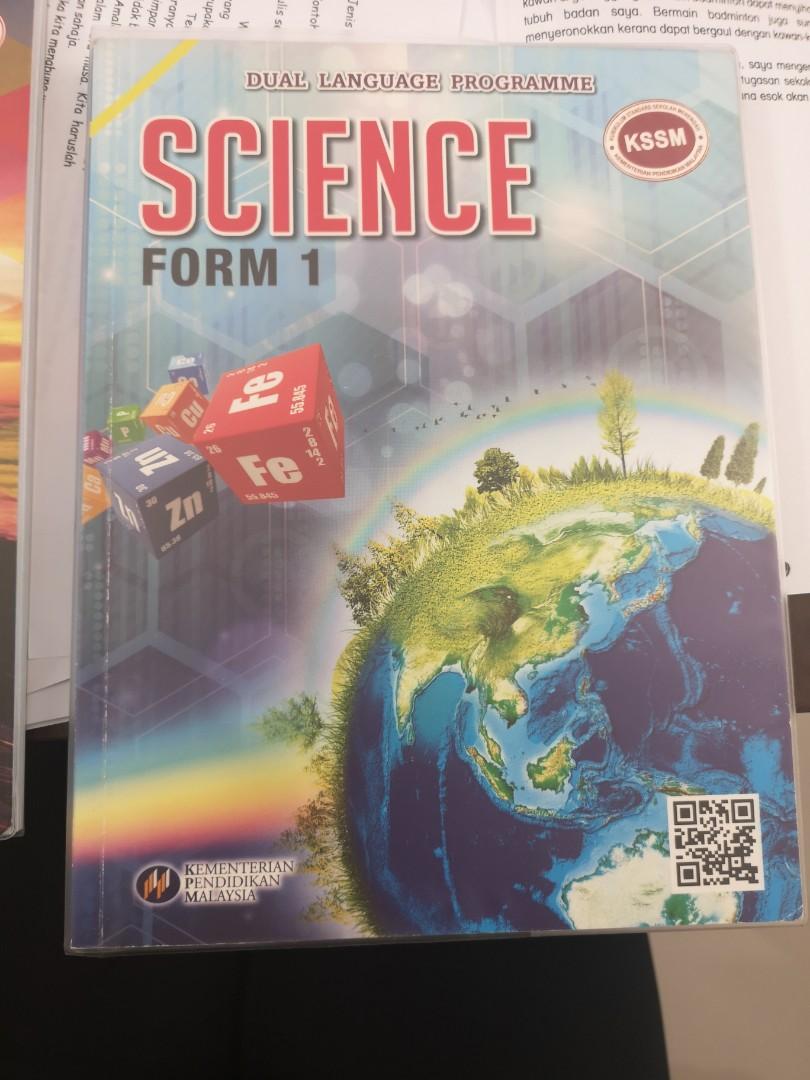 Buku Teks Science Form 1, Hobbies & Toys, Books & Magazines, Textbooks