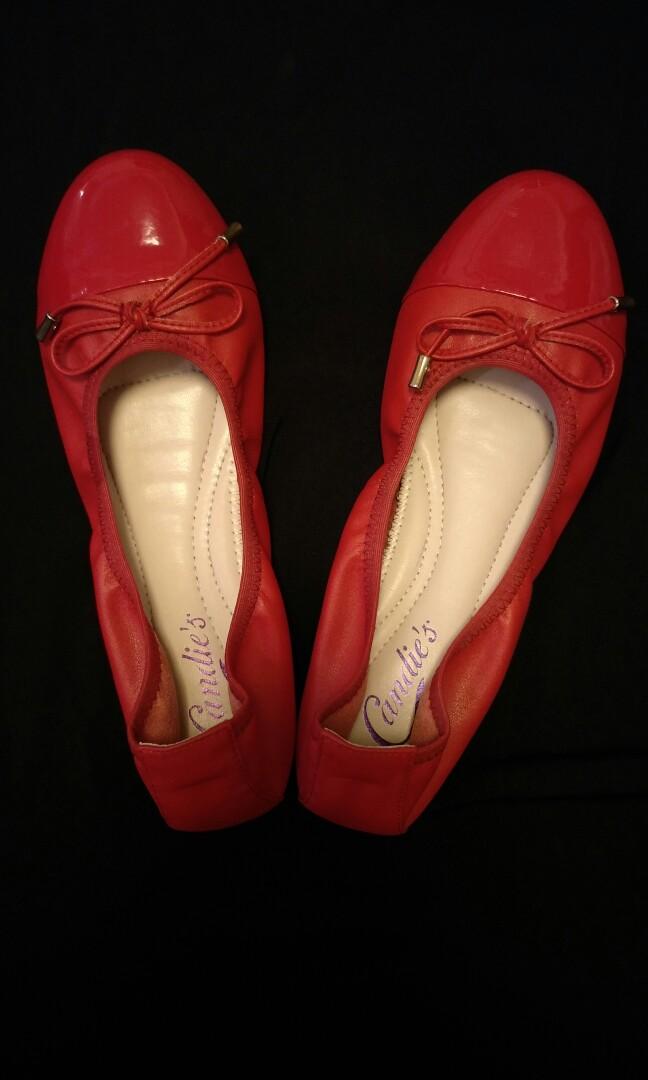 red candies shoes