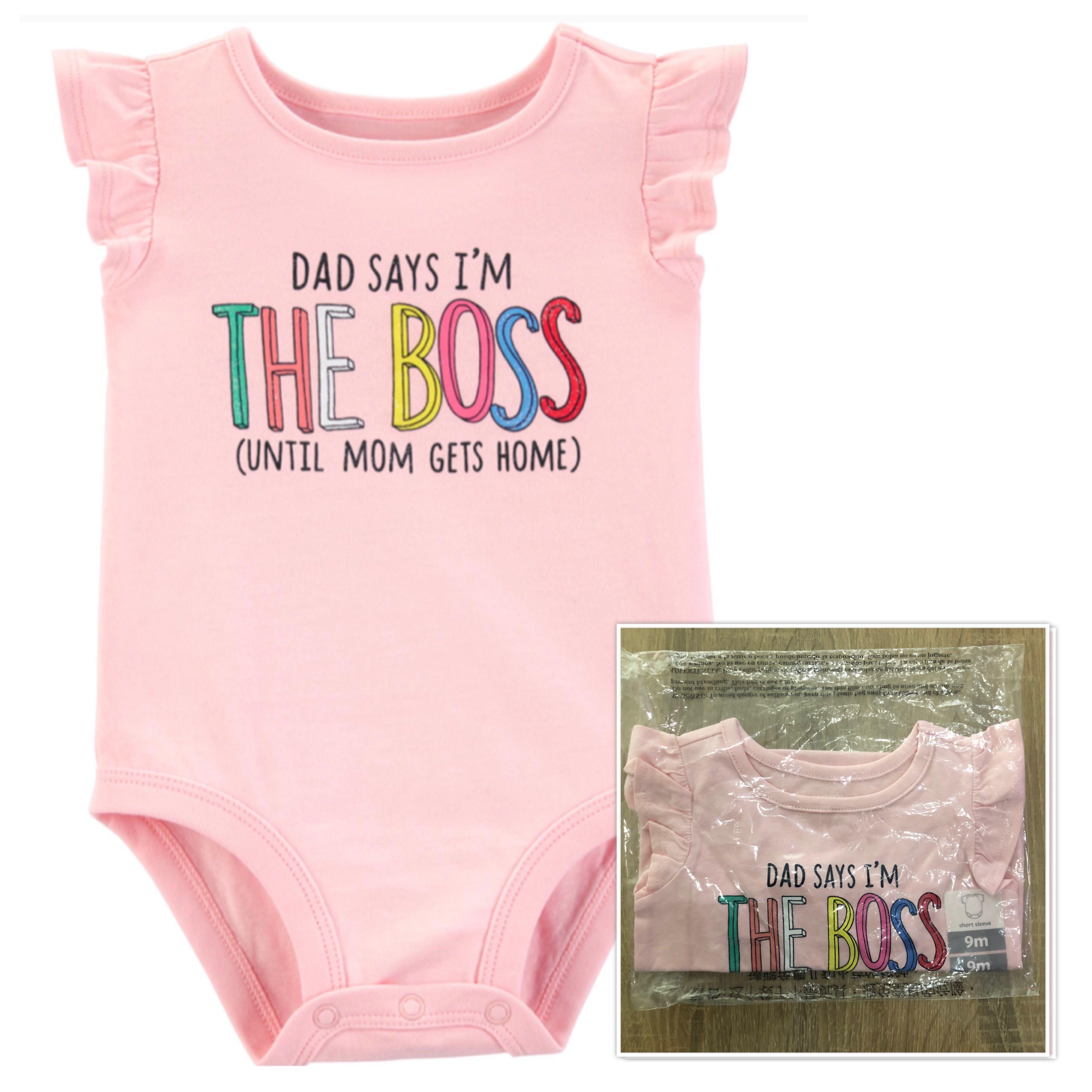 New Baby Girls Cotton Bodysuit 9M