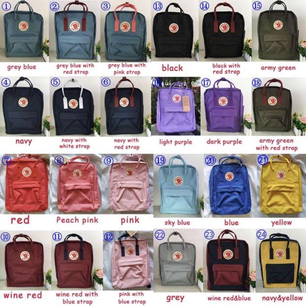 Kanken backpack cheap 16l vs 20l