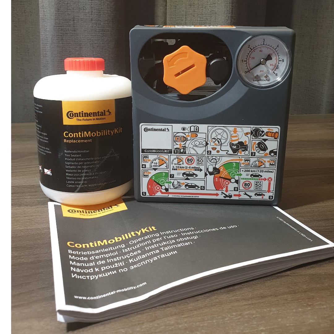 Continental tyre repair kit (Tyre Sealant Kit), Car Accessories