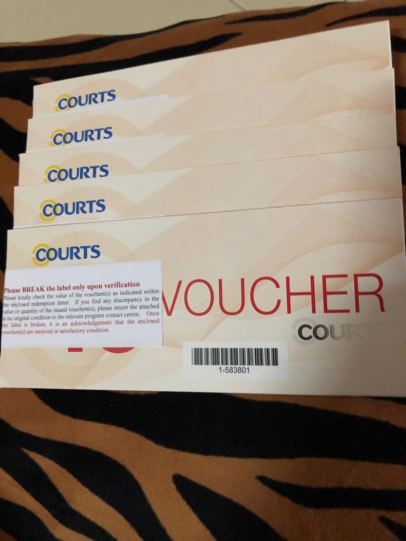Courts Voucher, Tickets & Vouchers, Vouchers on Carousell