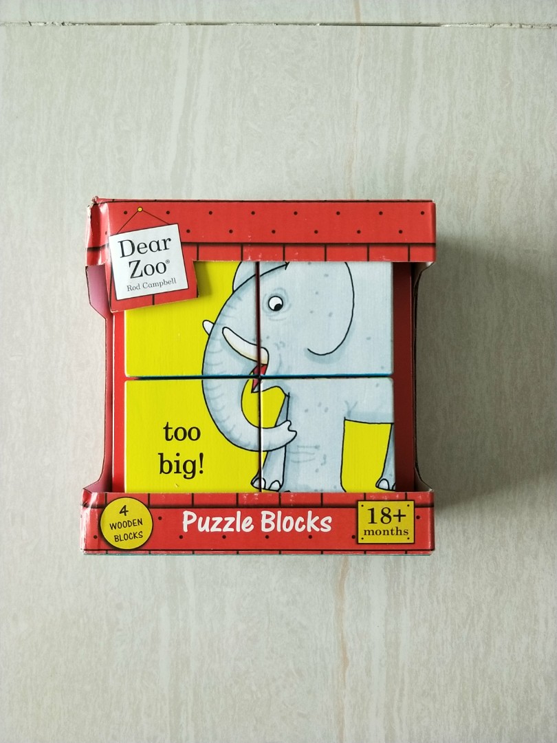 dear zoo puzzle blocks