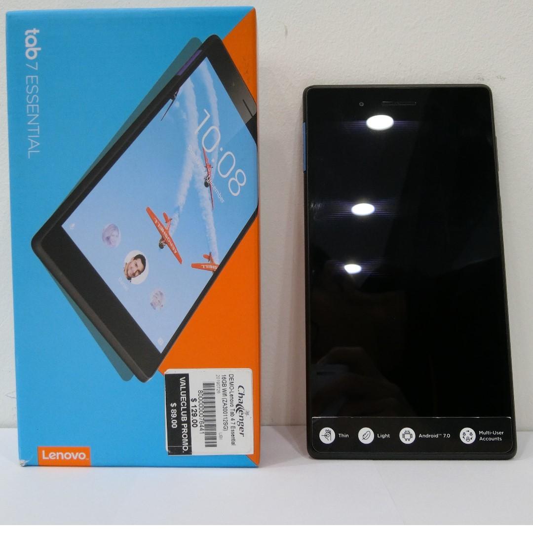Display Lenovo Tab 4 7 Essential 16gb Wifi Za300112sg Mobile Phones Tablets Tablets On Carousell
