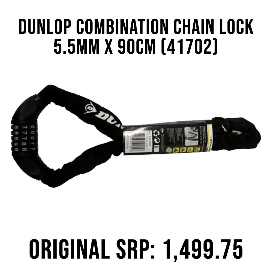 Dunlop combination chain lock clearance