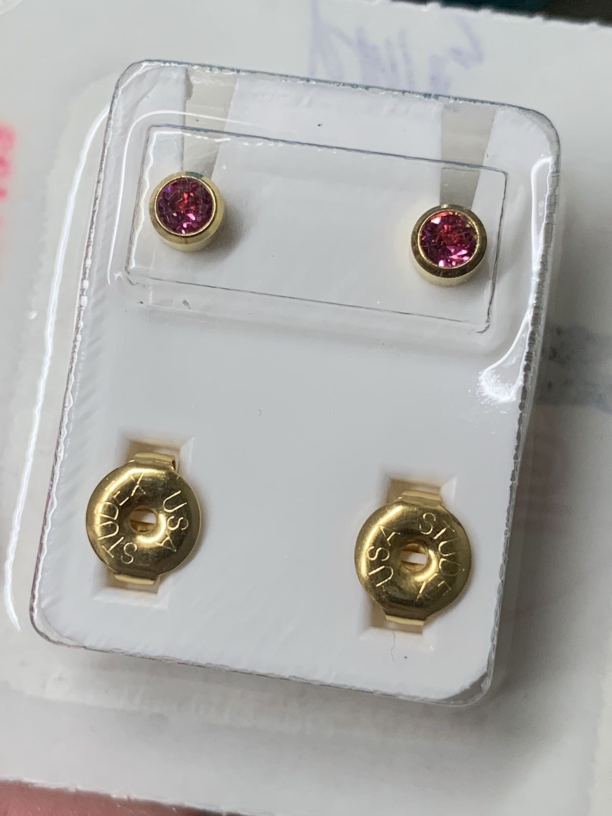 Sterilised ear studs sale