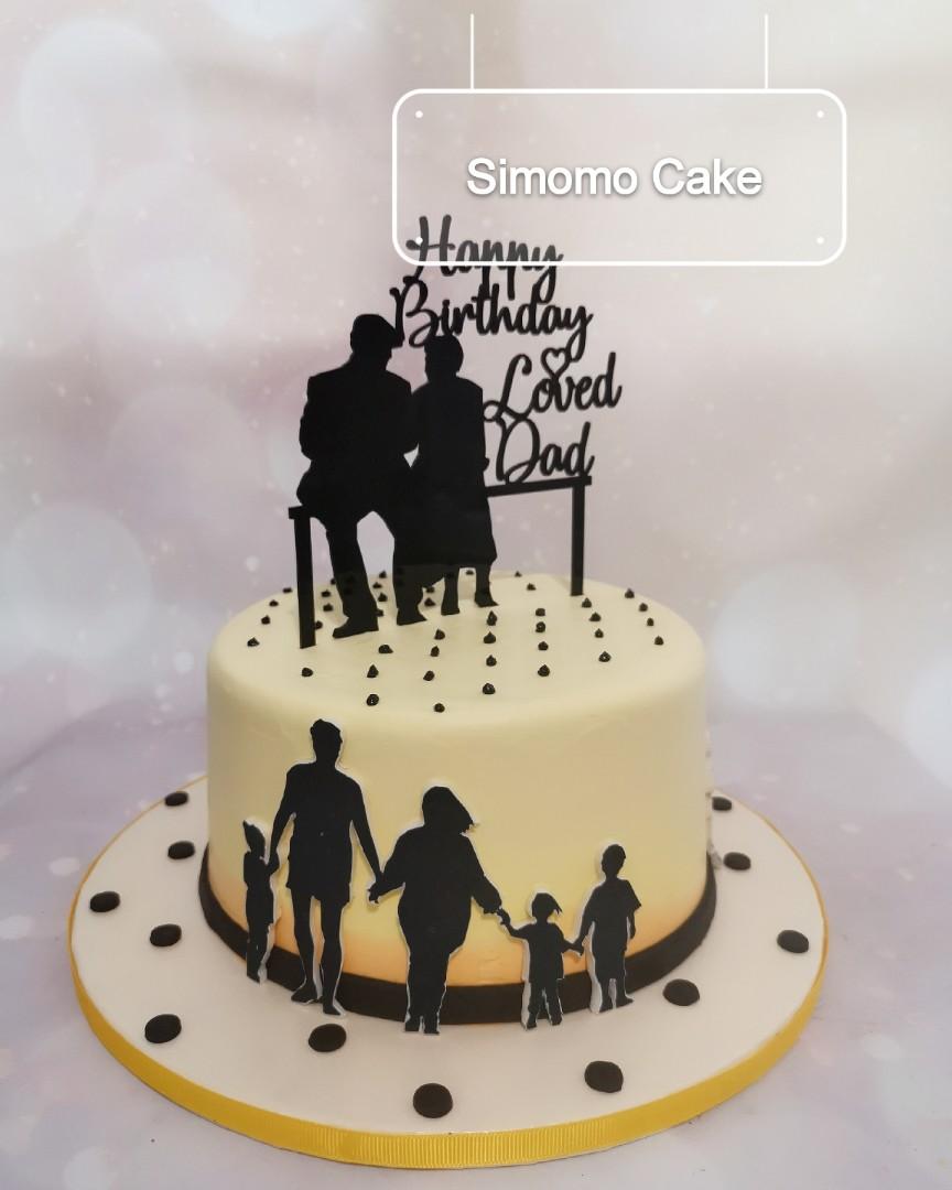 Family Tree Cake Silhouette Cake Birthday Cake Free Delivery