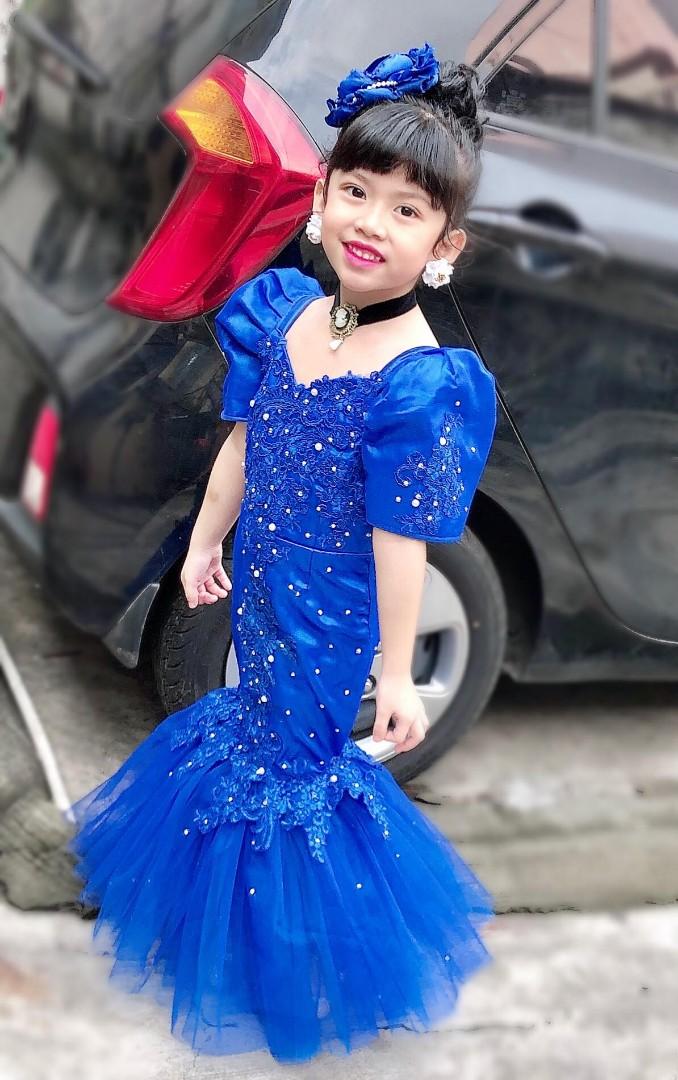 filipiniana dress for little girl