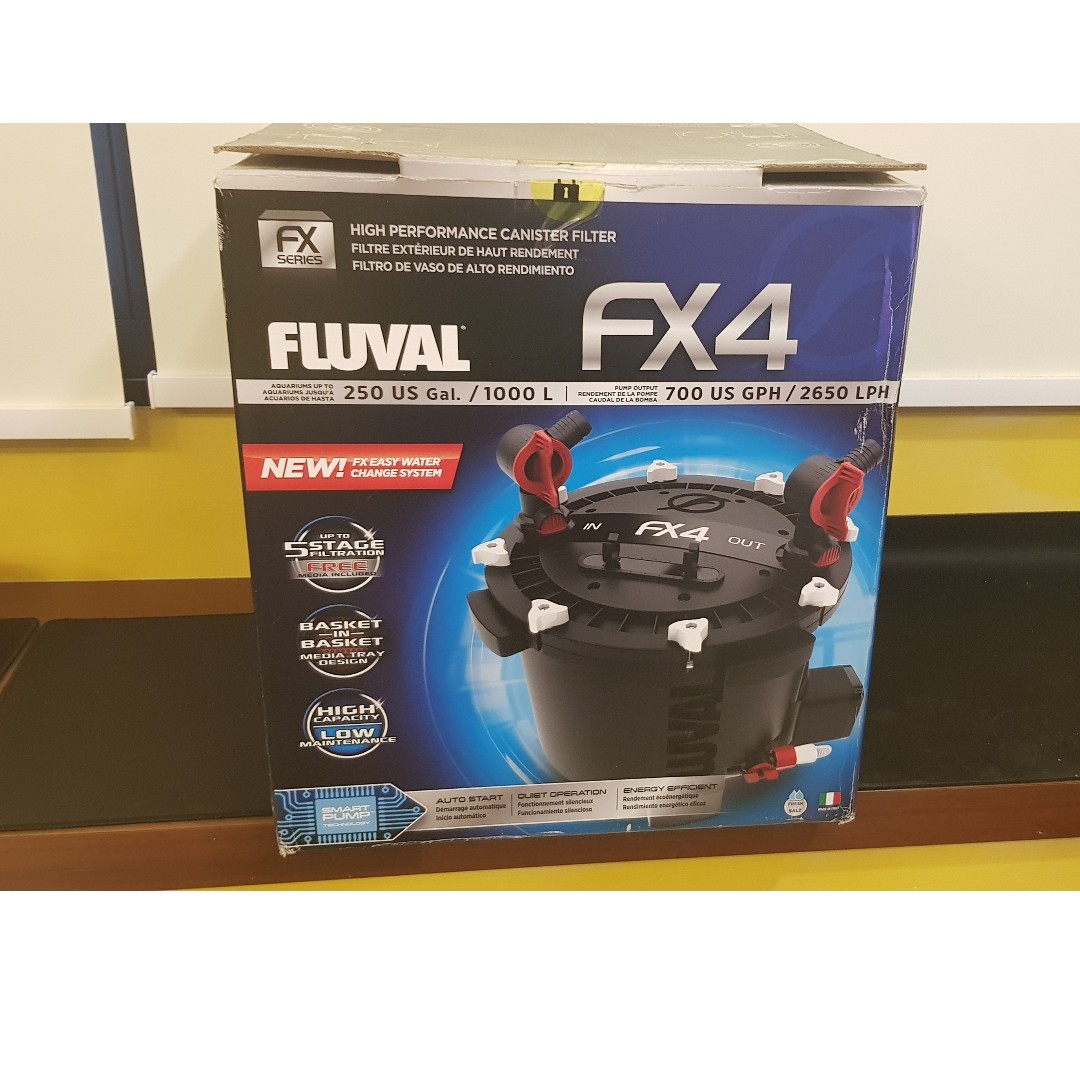 Fluval Canister Filter, FX4 Filter (250 Gal), Pet Supplies, Homes