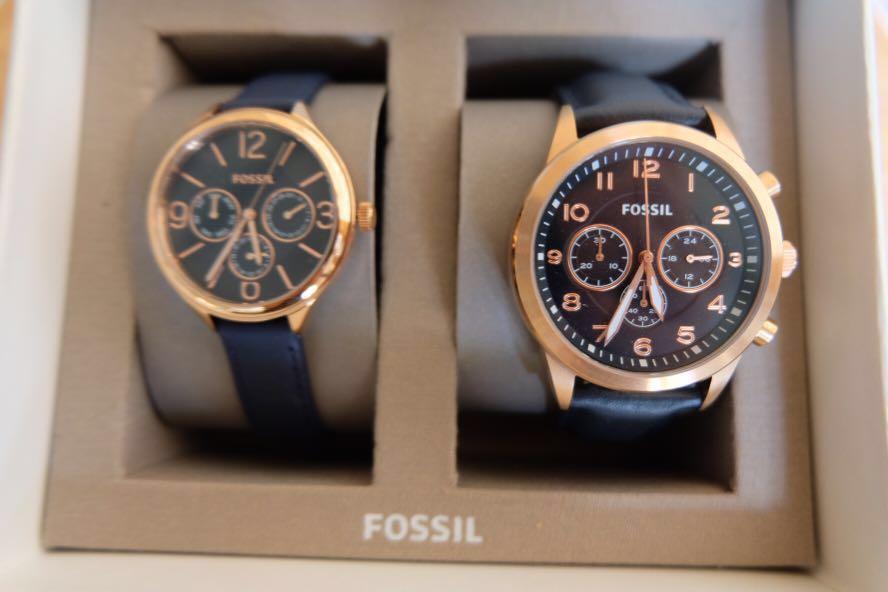 FOSSIL Couple Watch (BRAND NEW W TAG 