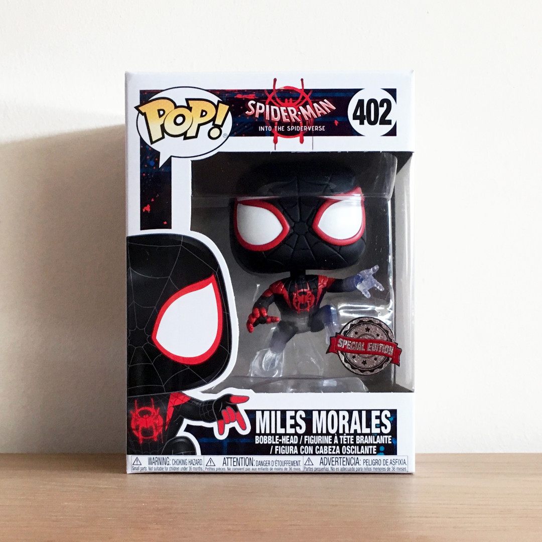 miles morales translucent funko pop