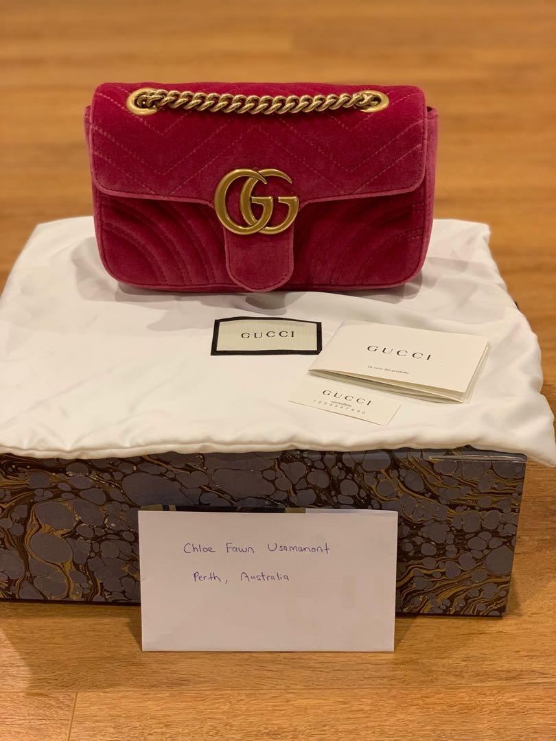 Gg marmont mini quilted velvet shoulder bag sale