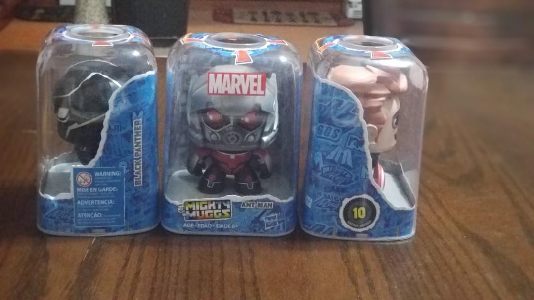 Hasbro marvel mighty mugs action figure (Category: Figurines & Statues) located in Manila. Submitted by sound.solution (Listing ID 248845651, Image 2). Description: Brand new Authentic and original Hasbro marvel mighty mugs action figure (750 php each) repriced 550 php Ant man Captain america (sold) Black panther gamora (sold).