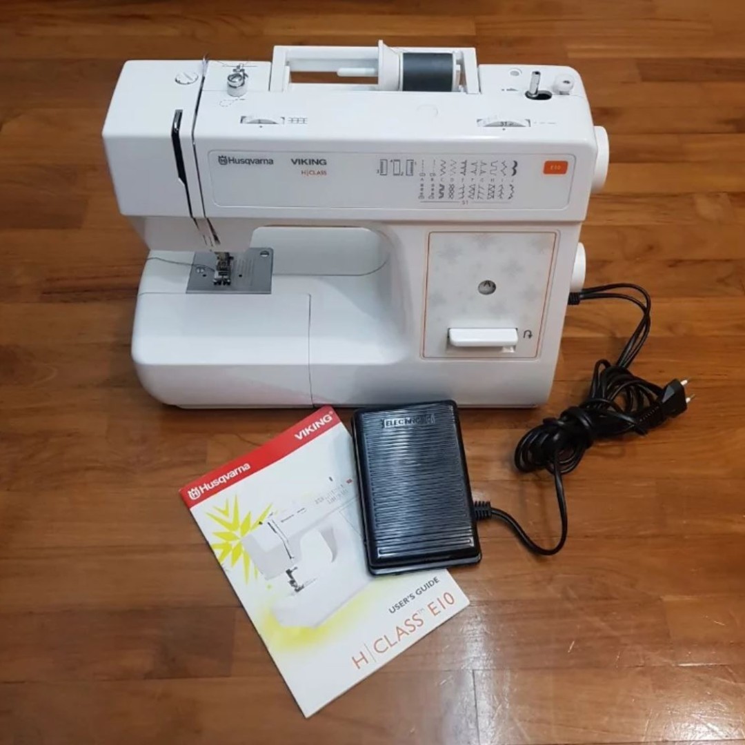 Husqvarna Viking E10 Sewing Machine, Hobbies & Toys, Stationery & Craft