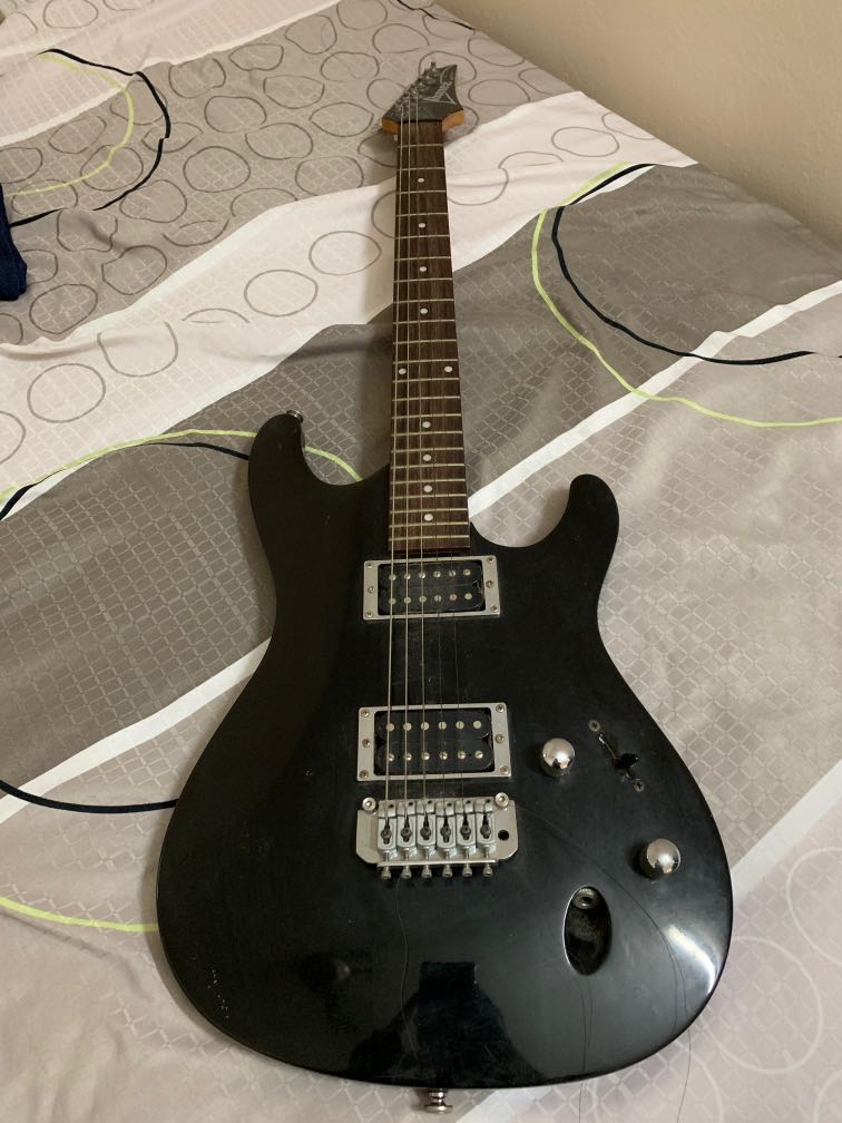 Ibanez SA 120 Electric Guitar Black Axis Humbucking Pick Up
