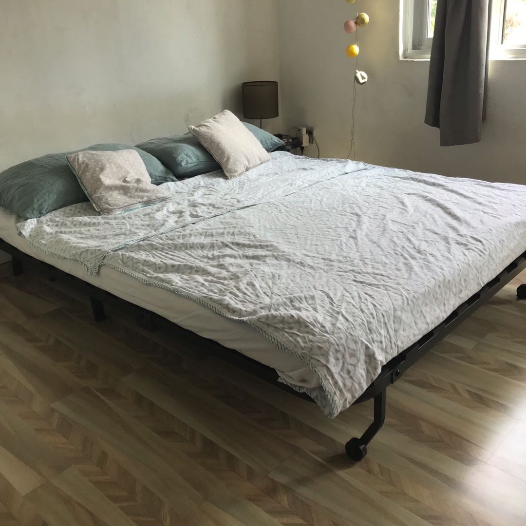 IKEA sofa bed to give away, Furniture & Home Living, Furniture, Bed