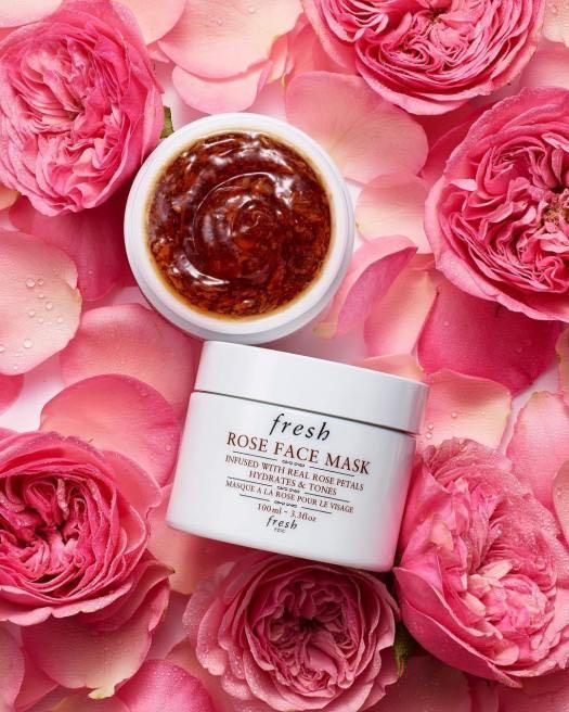 fresh rose face mask