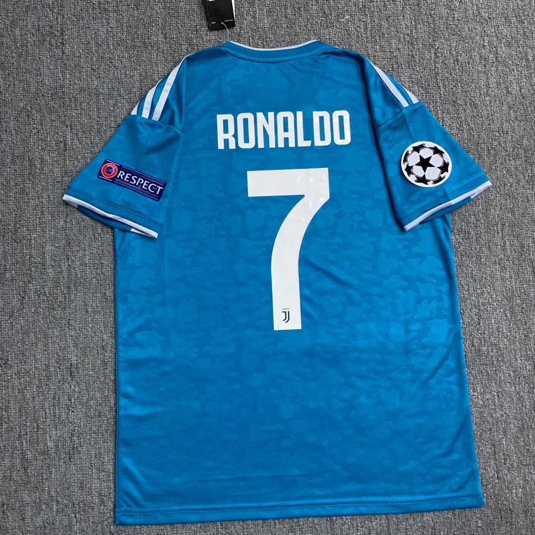 Juventus 19 20 Away Blue Kit Sports Sports Apparel On Carousell