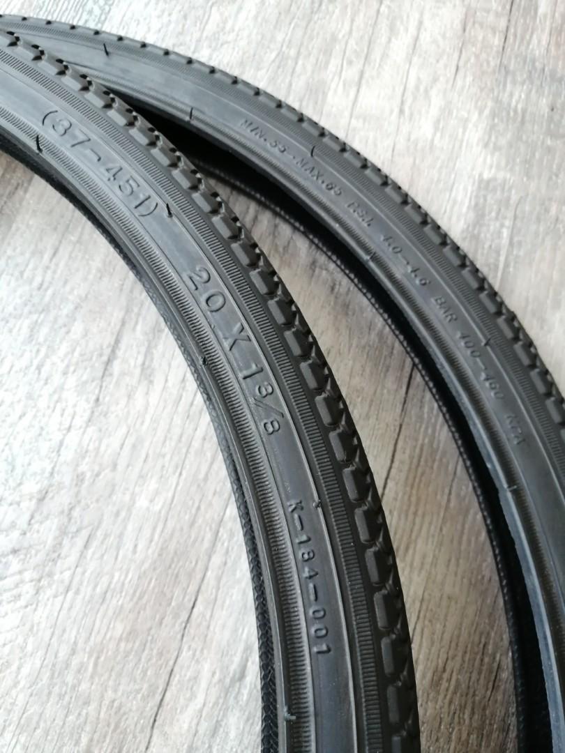 Kenda 37 451 x1 3 8 Bicycle Tyres With Inner Tubes Bicycles Pmds Parts Accessories On Carousell