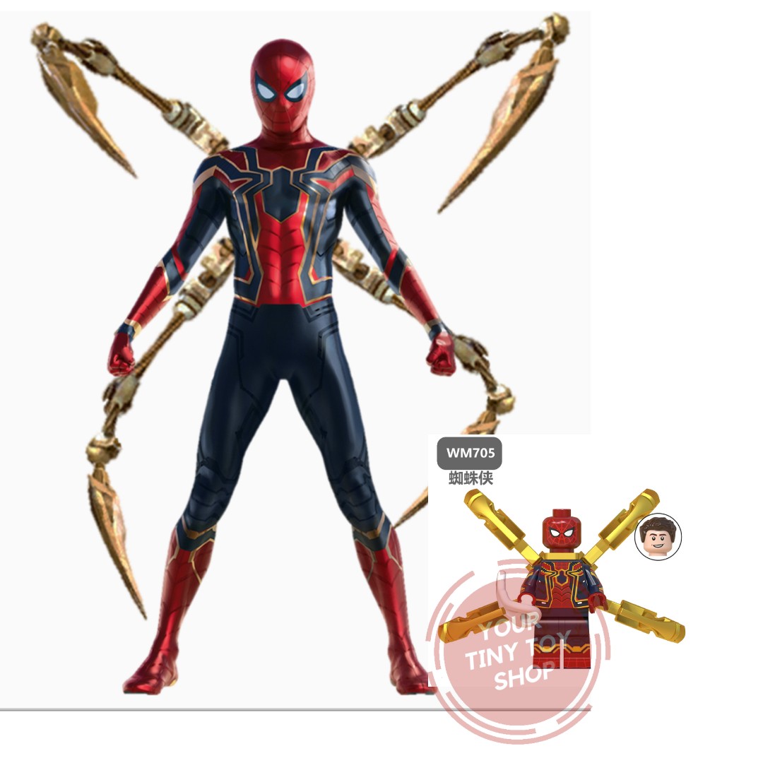 spiderman iron spider lego