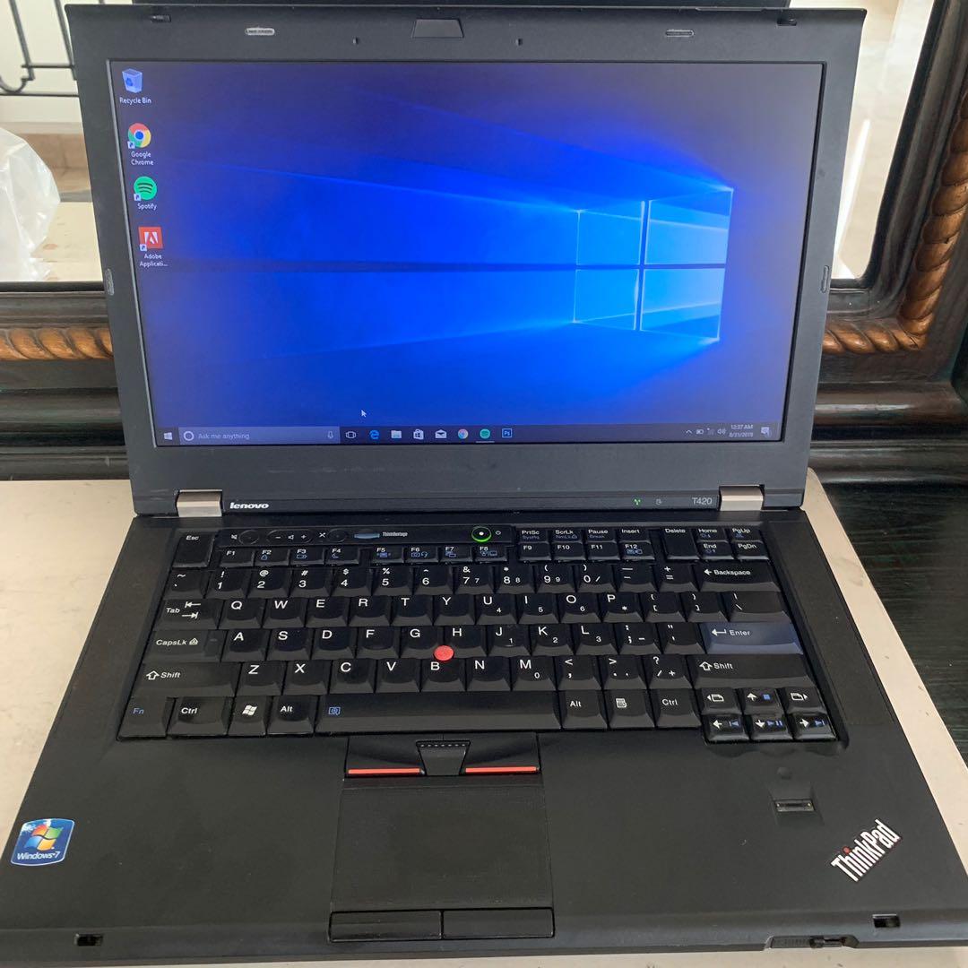 Lenovo Thinkpad T420 Core I5 4gb Ram 500gb Hdd Win 10 Mulus Elektronik Komputer Laptop Di Carousell