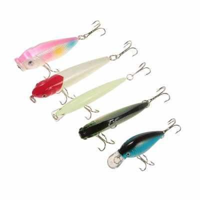 Lixada 100pcs Assorted Fishing Gear Hard Lure Baits Metal Sequins Soft Tail  Worm Lures Fishing Pliers Offset Hook Swivel Fishing Tackle Kit Set with  Case, Sports Equipment, Fishing on Carousell