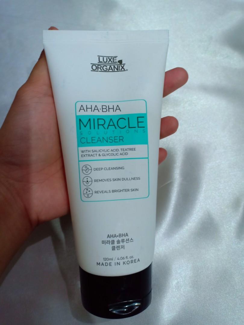 luxe organix facial wash