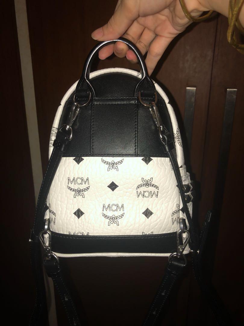 MCM Mini Backpack, Women's Fashion, Bags & Wallets, Backpacks on Carousell