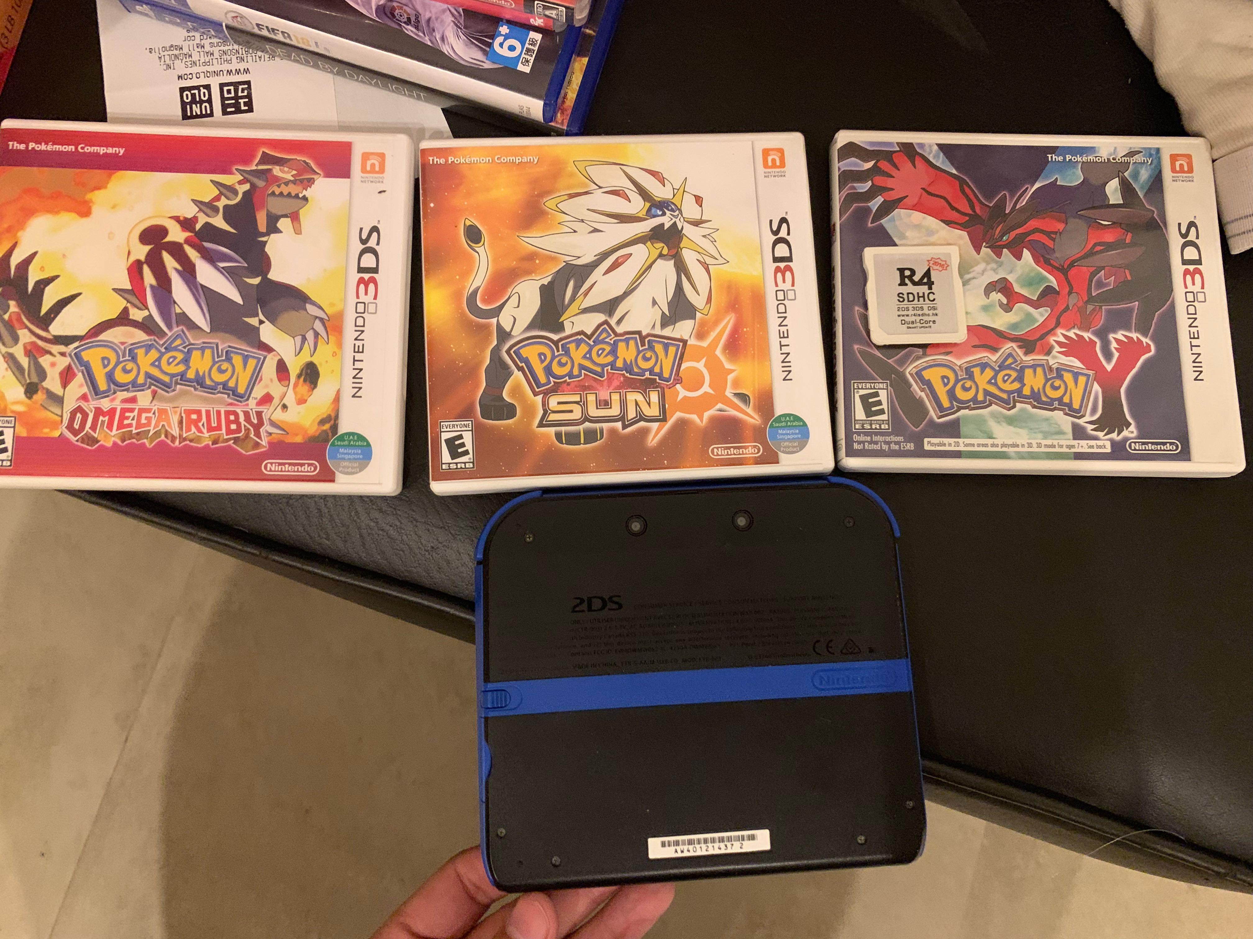 Nintendo 2ds sales pokemon games