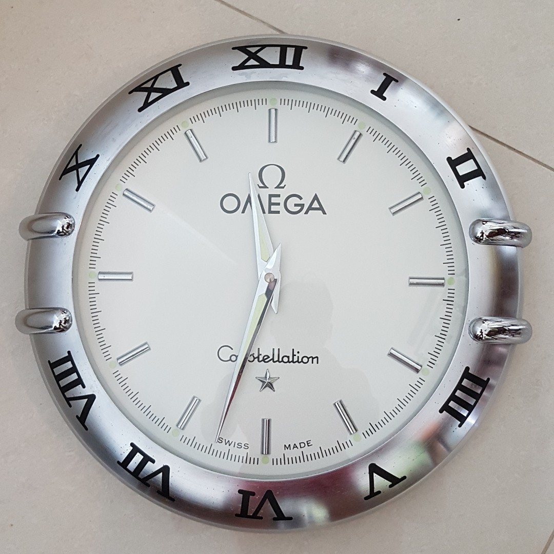 Omage Constellation Silver Wall Clock Everything Else on Carousell