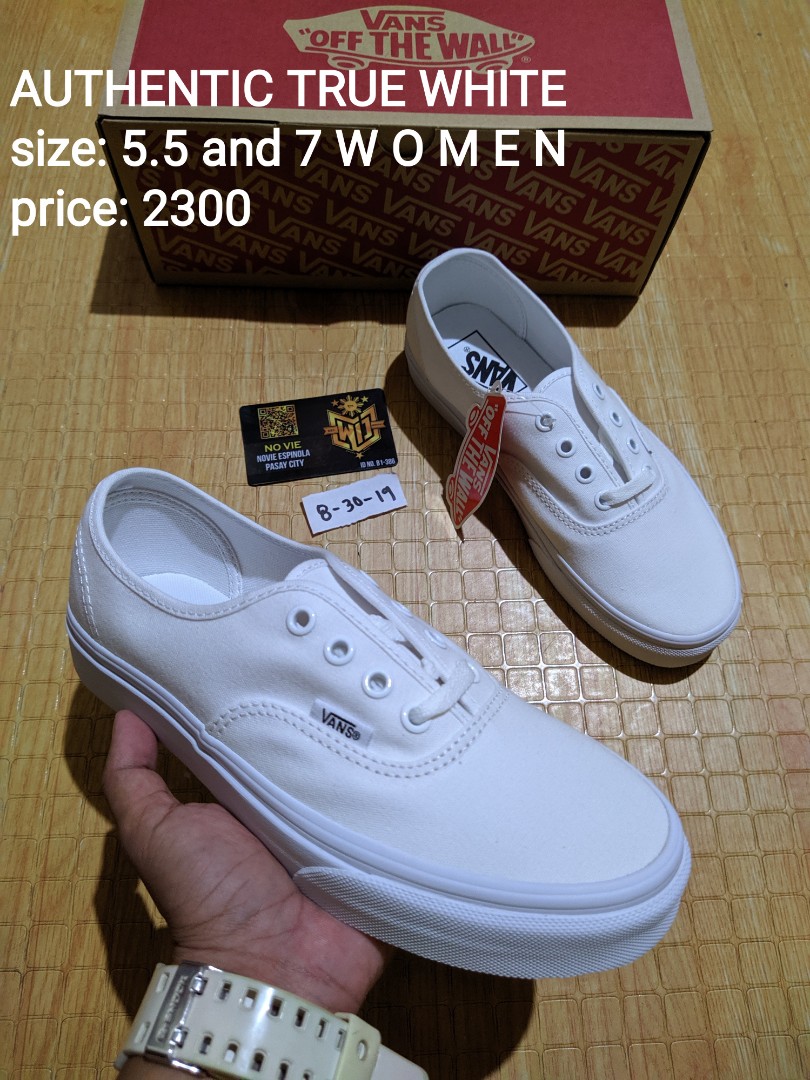 original vans price