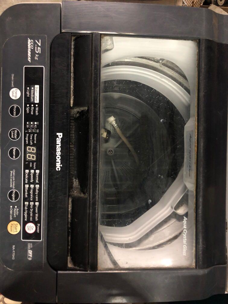 Panasonic Eco Aquabeat Washing Machine (7.5kg), TV & Home Appliances