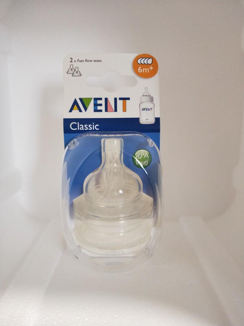 avent classic teats 6m 