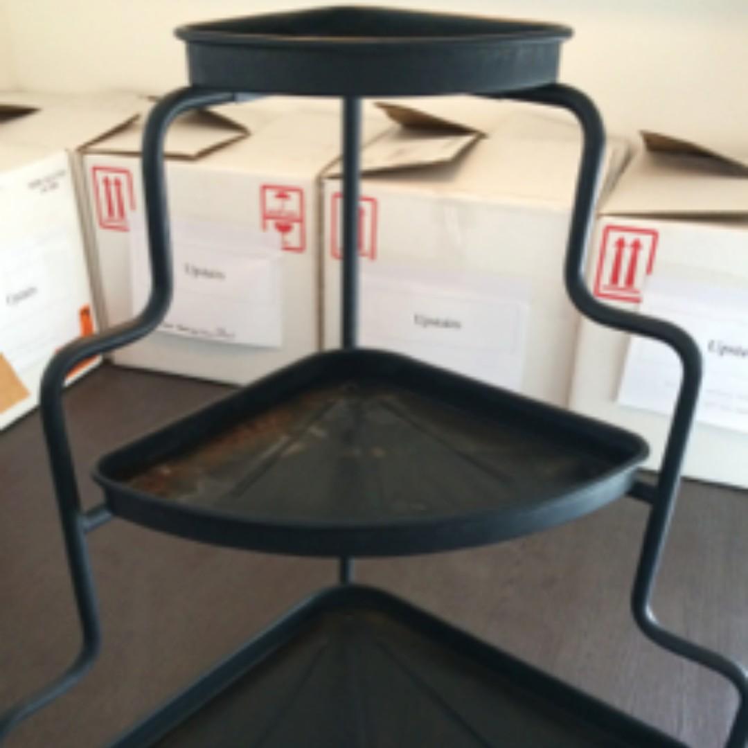 PLANT STAND metal, sturdy. IKEA Socker, Furniture & Home Living, Gardening, Gardening Tools