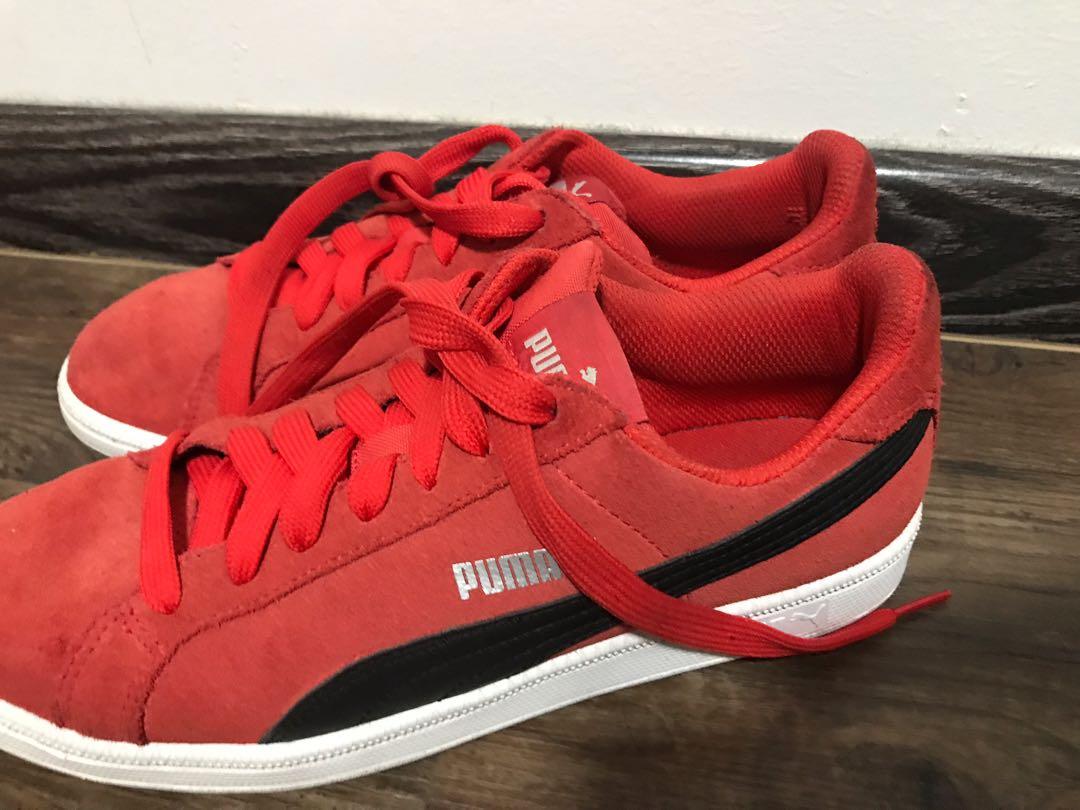 puma new red shoes