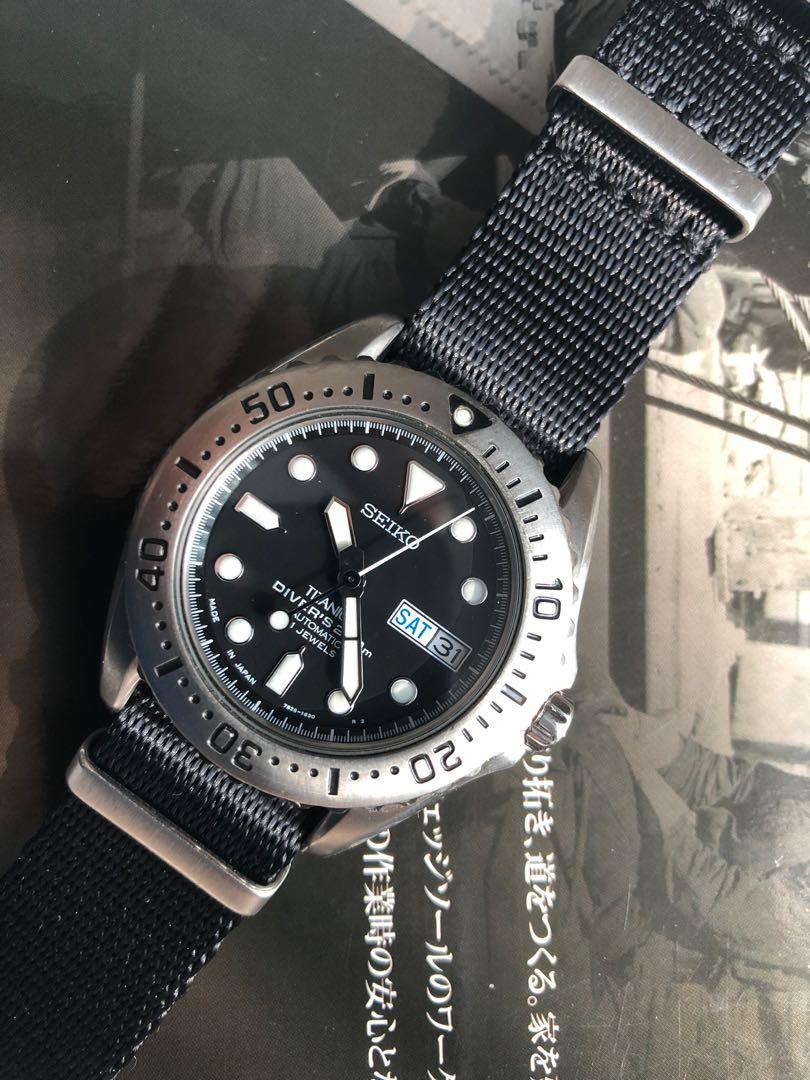 Rare Seiko SKX403 Titanium Diver, Men's Fashion, Watches & Accessories,  Watches on Carousell