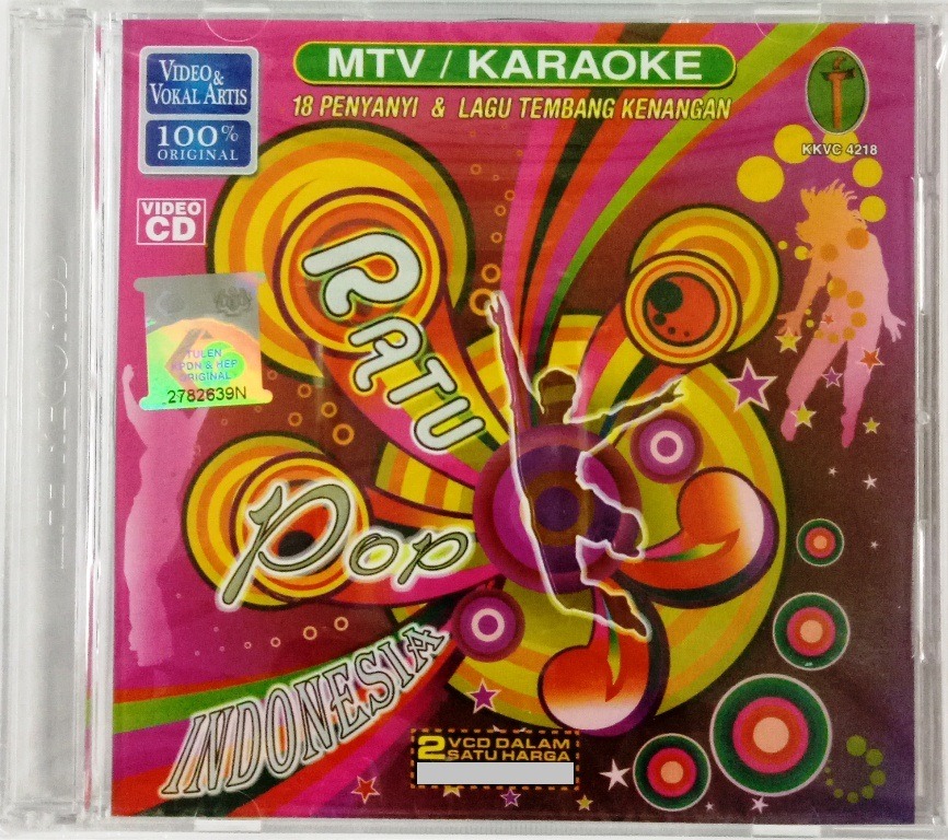Ratu Pop Indonesia VCD Karaoke Original Vokal Artist Hetty Koes Endang