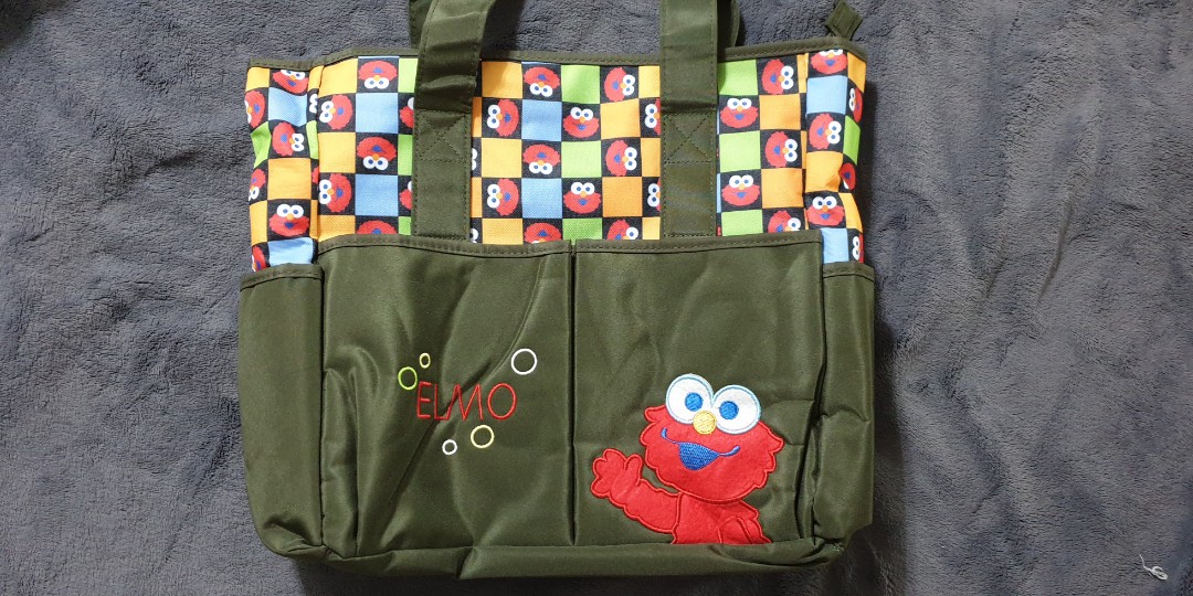 elmo diaper bag