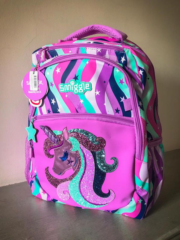 Smiggle Unicorn backpack, Women's Fashion, Bags & Wallets, Backpacks on