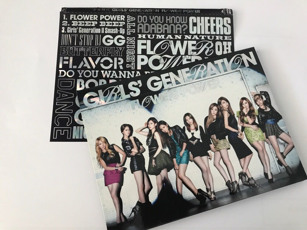 mastermind Akrobatik faktor SNSD Girls Generation Flower Power Album, Hobbies & Toys, Memorabilia &  Collectibles, K-Wave on Carousell