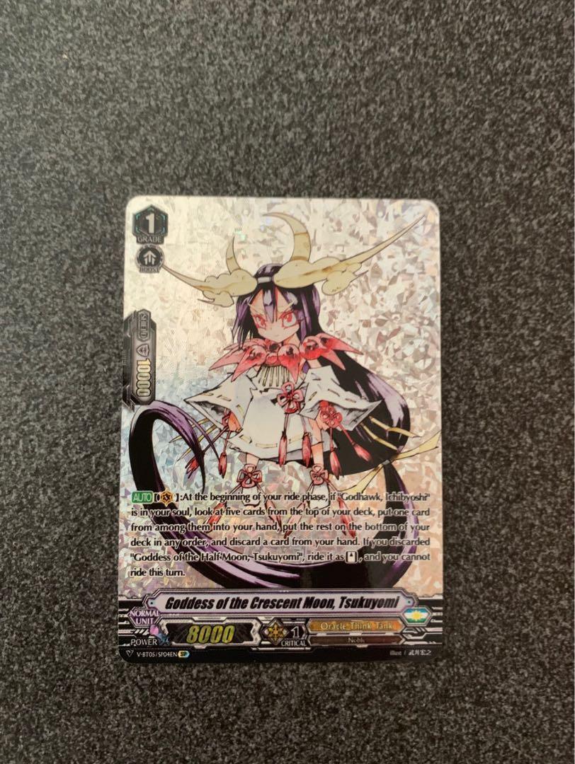 Cardfight Vanguard Goddess Of The Crescent Moon Tsukuyomi Toys Games Board Games Cards On Carousell