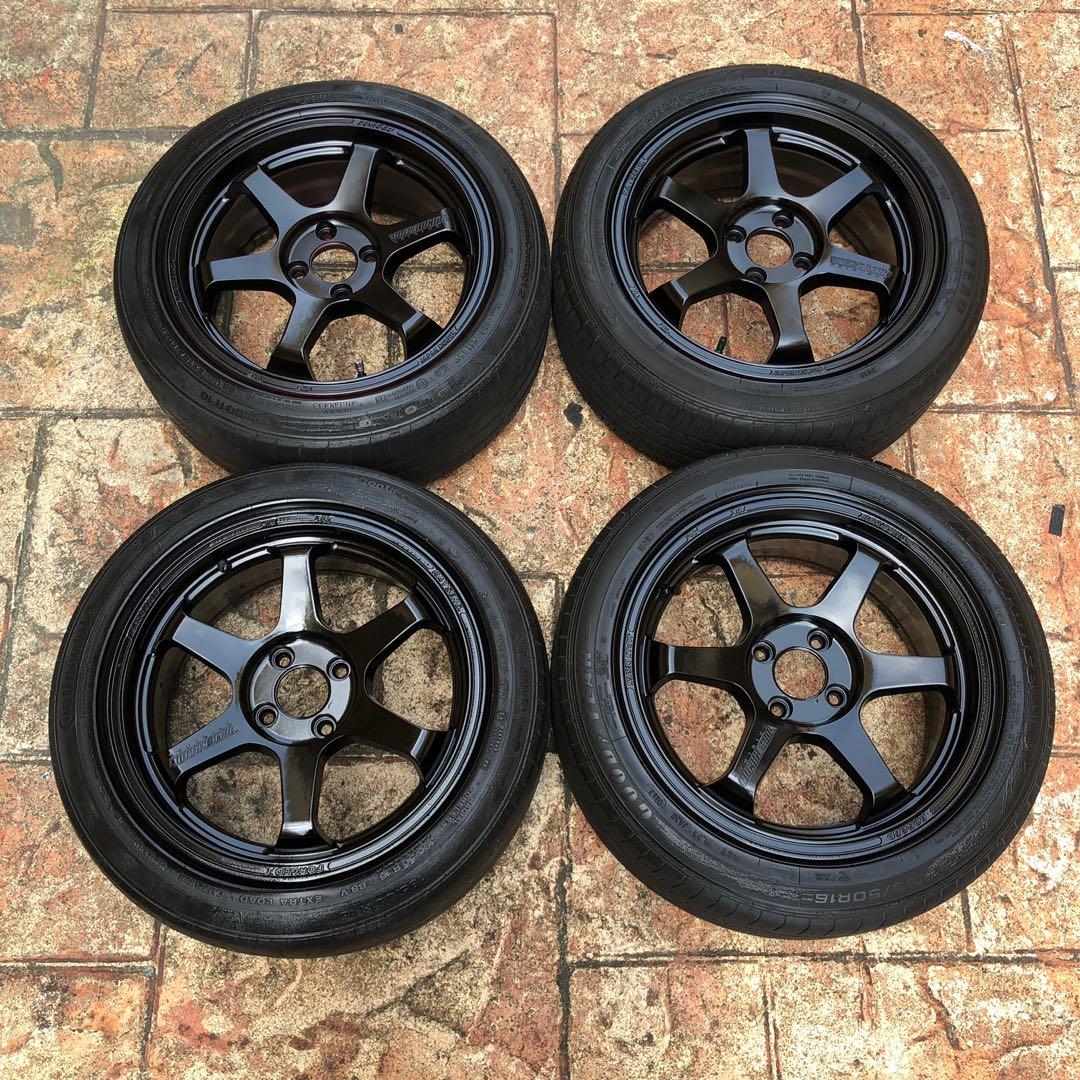 Sport Rim TE37 SL 16 inci, Auto Accessories on Carousell