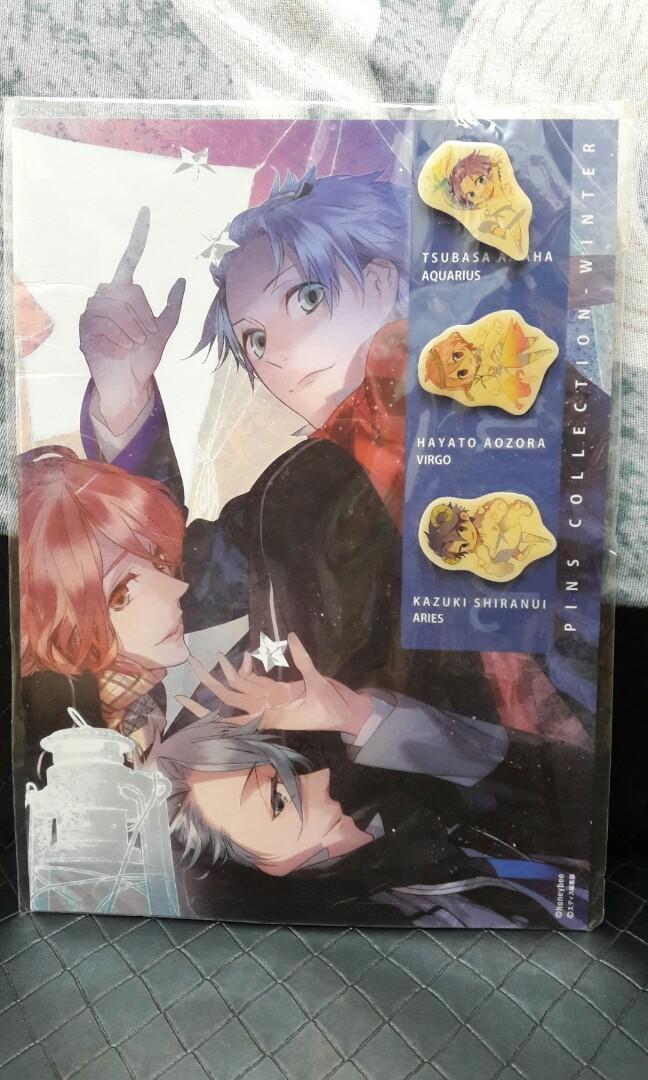 Starry Sky Lot C獎冬組扣針不知火一樹青空颯斗天羽翼 興趣及遊戲 手作 自家設計 其他 Carousell